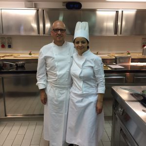 La chef con Heinz Beck 3 stelle Michelin (Roma)